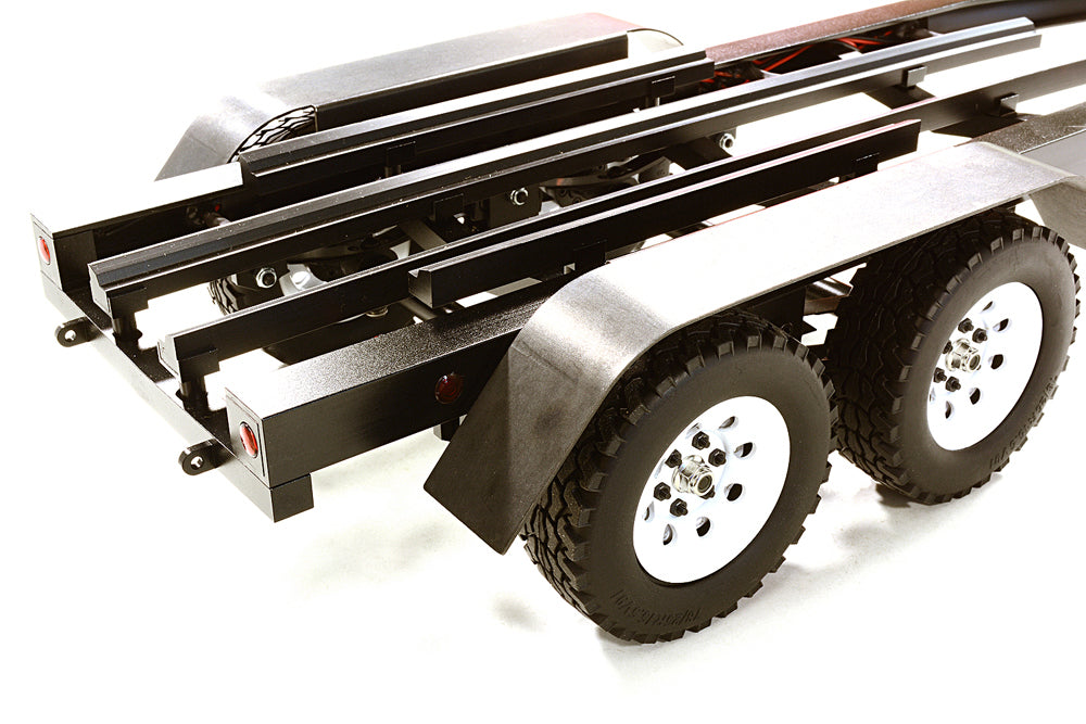 Machined Alloy Dual Axle Boat Trailer Kit for 1/10 Scale RC 670x190x160mm