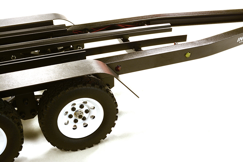 Machined Alloy Dual Axle Boat Trailer Kit for 1/10 Scale RC 670x190x160mm