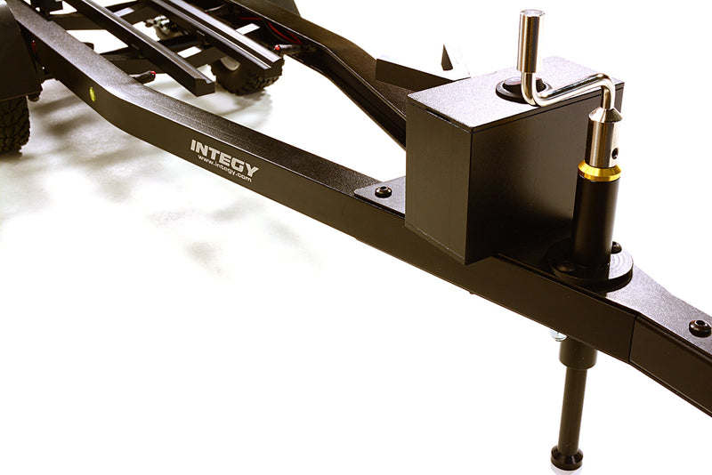 Machined Alloy Dual Axle Boat Trailer Kit for 1/10 Scale RC 670x190x160mm