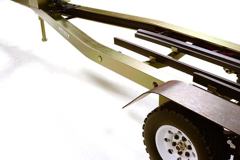 Machined Alloy Dual Axle Boat Trailer Kit for 1/10 Scale RC 670x190x160mm