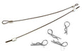 Secured Body Clip (4) with 120mm Retainer Link for 1/10 On-Road