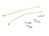 Secured Body Clip (4) with 120mm Retainer Link for Traxxas 1/16