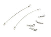 Secured Body Clip (4) with 120mm Retainer Link for Traxxas 1/16
