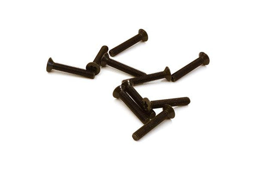 M2.6 x 16 Steel Flat Head Phillips Type - Machine (10pcs)
