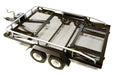 Machined Alloy Flatbed Dual Axle Car Trailer Kit for 1/10 Scale RC 640x370x110mm