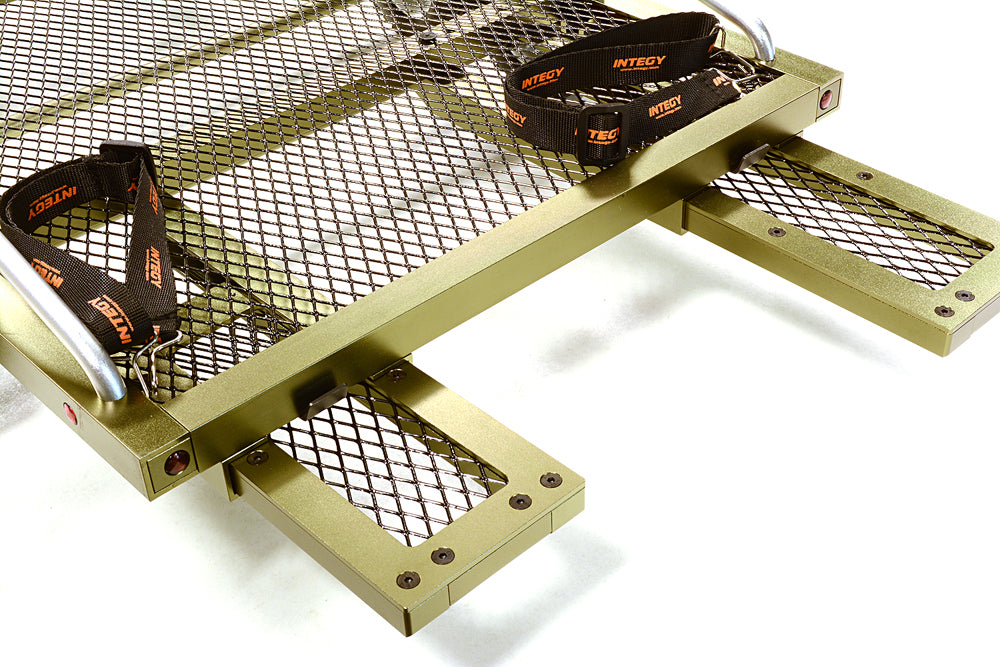 Machined Alloy Flatbed Dual Axle Car Trailer Kit for 1/10 Scale RC 640x370x110mm