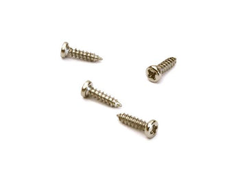 Metal Round Phillips Head Wood Screw (4) M2x8mm