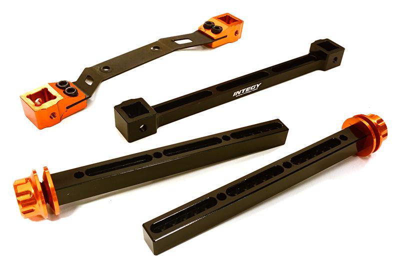 Extended Rear Body Mount & Post Set for Traxxas Slash 4X4