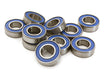 Low Friction Blue Rubber Sealed Ball Bearings (10) 8x16x5mm for RC Vehicles
