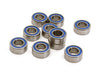 Low Friction Blue Rubber Sealed Ball Bearings (10) 5x10x4mm for RC Vehicles