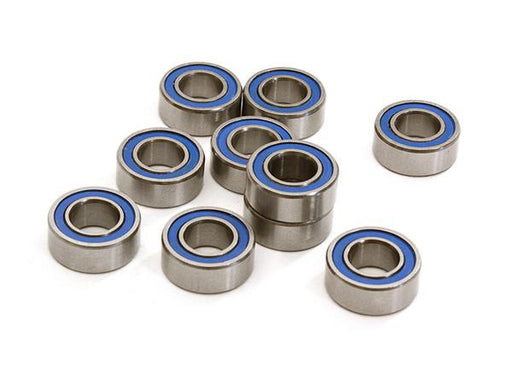 Low Friction Blue Rubber Sealed Ball Bearings (10) 5x10x4mm for RC Vehicles