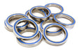 Low Friction Blue Rubber Sealed Ball Bearings (10) 20x27x4mm for RC Vehicles