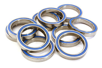 Low Friction Blue Rubber Sealed Ball Bearings (10) 20x27x4mm for RC Vehicles
