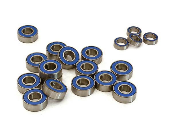 Low Friction Blue Rubber Sealed Bearings (19) Set for Traxxas 1/10 Stampede 2WD