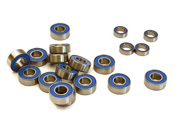 Low Friction Blue Rubber Sealed Bearings (19) Set for Traxxas 1/10 Slash 2WD