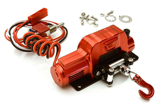 Billet Machined Realistic Power Winch for Scale Rock Crawler 1/10 Size