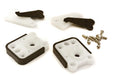 Front & Rear LED Light Mounting Brackets for Traxxas TRX-4 Scale & Trail Crawler