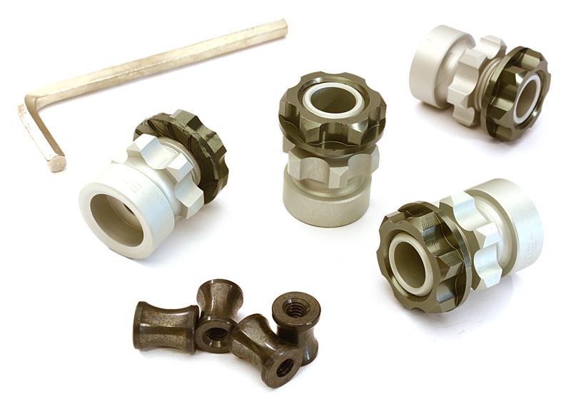 Billet Machined 17mm Hex Wheel Hub +10mm Offset (4) for Traxxas 1/10 Slash 4X4