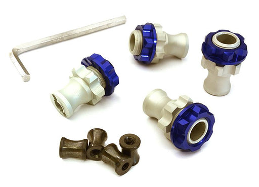 Billet Machined 17mm Hex Wheel Hub +13mm Offset (4) for Traxxas 1/10 Slash 4X4