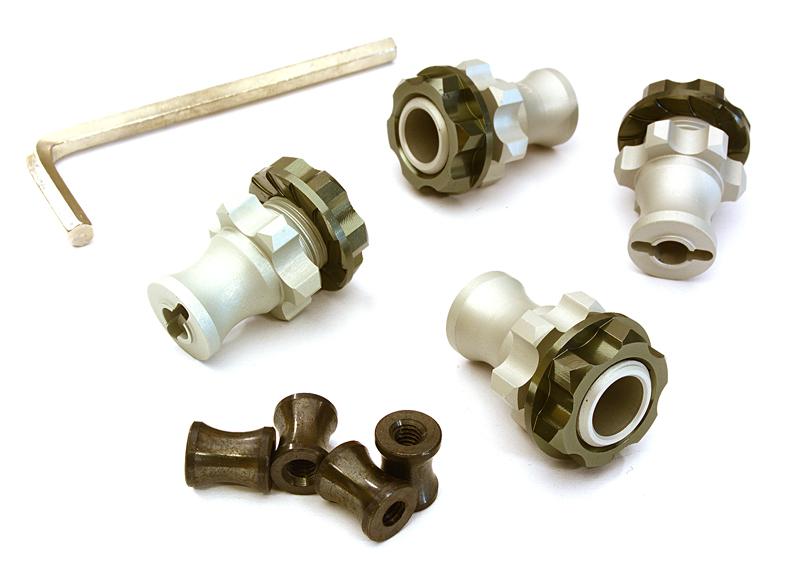 Billet Machined 17mm Hex Wheel Hub +13mm Offset (4) for Traxxas 1/10 Slash 4X4