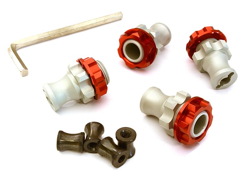 Billet Machined 17mm Hex Wheel Hub +13mm Offset (4) for Traxxas 1/10 Slash 4X4