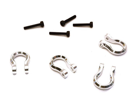 Realistic 1/10 Bow Shackle (4) for Off-Road Trail Rock Crawling