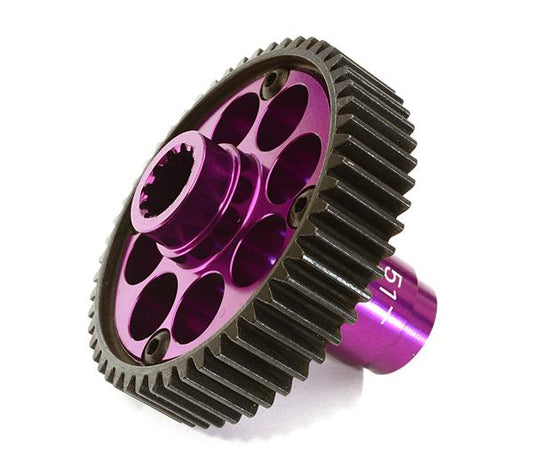 Alloy Machined Metal Transmission Output Gear 51T for Traxxas X-Maxx 4X4