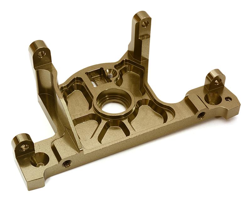 Billet Machined Motor Mount Block for Traxxas Rustler 4X4, Slash 4X4 LCG Chassis