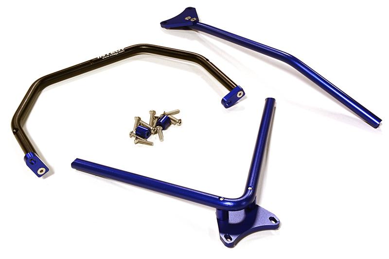Machined Aluminum Alloy Inner Roll Cage for Traxxas 1/10 Slash 4X4 non-LCG(6808)