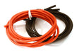 Flexible 18 AWG Gauge Silicone Wire 1m Set, 39in Black 39in Red