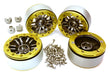 Billet Machined 1.9 Dual 6 Spoke Wheels w/12mm Hex Adapters for Traxxas TRX-4