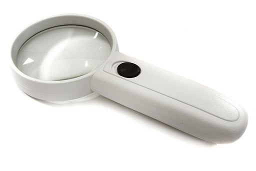 Handheld 4x Magnifier 65mm w/ Twin LED for RC Model