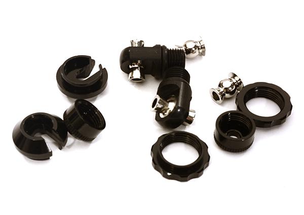 Billet Machined Anodized Shock Parts for Traxxas TRX-4 Scale & Trailer Crawler