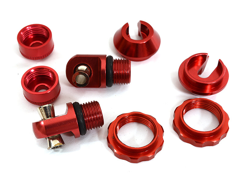 Billet Machined Anodized Shock Parts for Traxxas TRX-4 Scale & Trailer Crawler