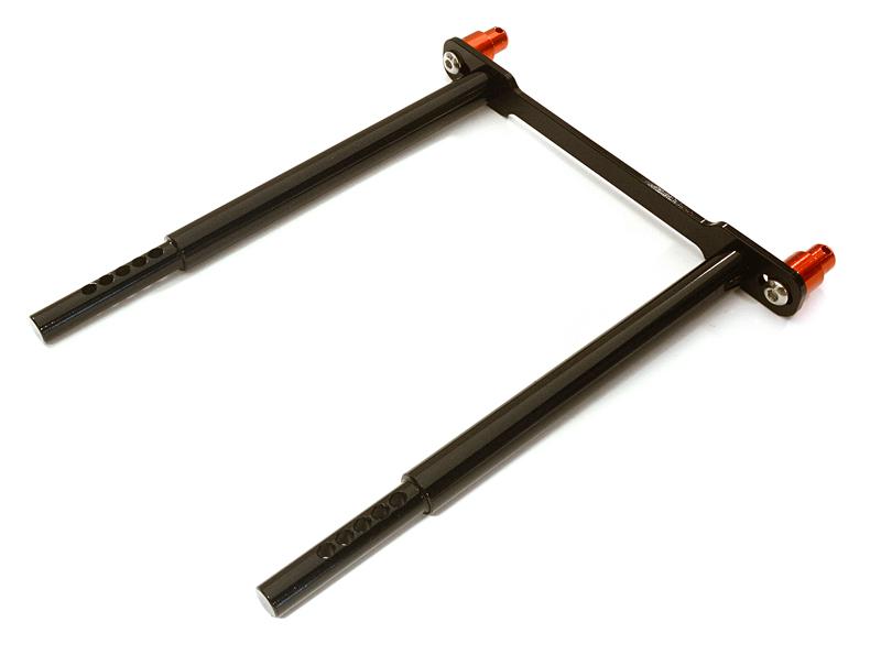 Alloy 6mm Size Body Posts 71mm Apart, 90mm Across Mounting Holes & 127mm Tall