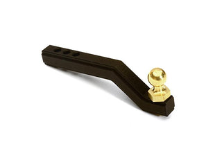 Billet Machined Rear Bumper Receiving Hitch w/ Ball Mount for Traxxas TRX-4