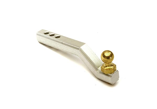 Billet Machined Rear Bumper Receiving Hitch w/ Ball Mount for Traxxas TRX-4