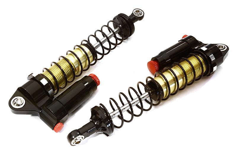 Rebound Adj Piggyback Shock (2) for Axial 1/10 & Off-Road Scale Crawler(L=124mm)