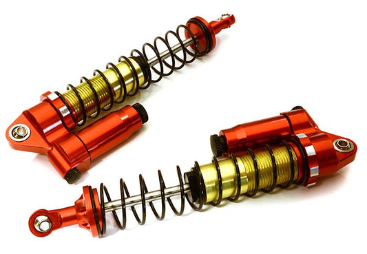 Rebound Adj Piggyback Shock (2) for Axial 1/10 & Off-Road Scale Crawler(L=124mm)