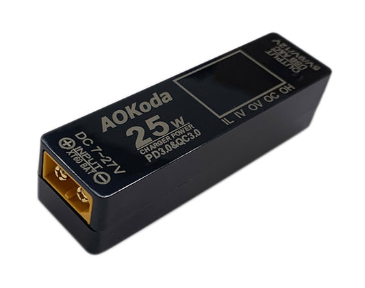 AOKoda Lipo to USB Power Converter QC3.0 Adapter