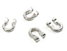 Realistic 1/10 Bow Shackle (4) for Traxxas TRX-4 Scale & Trail Crawler