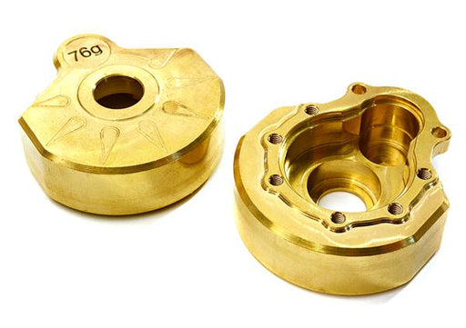 CNC Machined Brass 76g Portal Cover (2) for Traxxas TRX-4 Scale & Trail Crawler