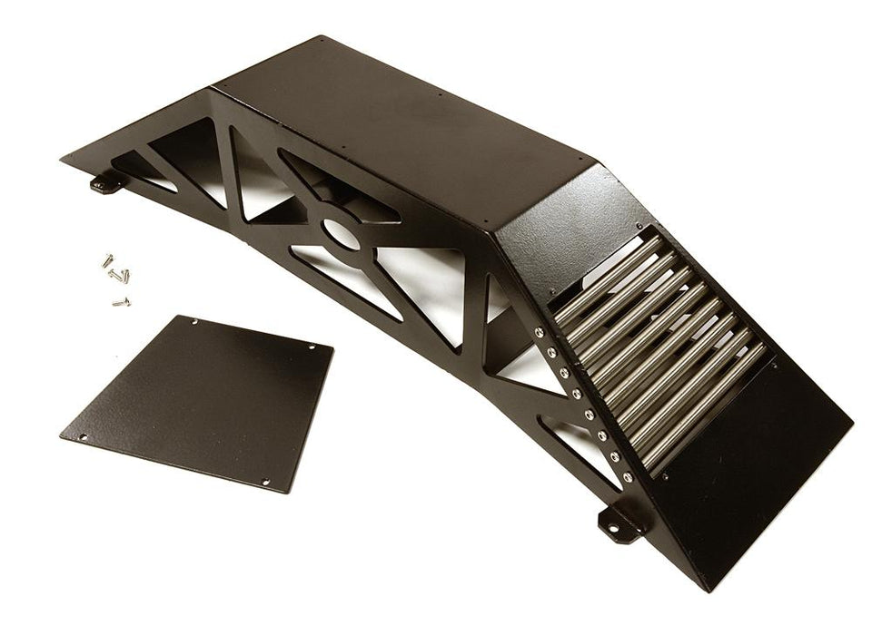 Realistic Heavy-Duty Metal Display Ramp 375x100x75mm for 1/10 Scale Off-Road