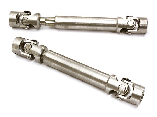 Billet Machined Universal Drive Shafts 90-110mm for Custom 1/14 Semi-Tractor