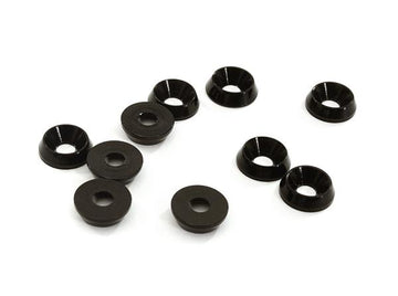 Billet Machined M3 Size Color Concave Alloy Washer Kit 10pcs