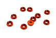 Billet Machined M3 Size Color Concave Alloy Washer Kit 10pcs