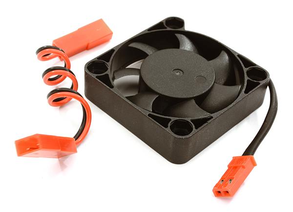 40x40x10mm Ultra High Speed Cooling Fan w/ JST 2P Plug for 6.0-to-7.2VDC Input | Fits: Stampede 2WD, Slash 2WD pre-2022, SCX-10, Bigfoot 2WD, Slash 4X4 pre-2024, Stampede 4X4 pre-2024, TT-01, RR10 Bomber, SCX10 II, SMT10, TRX-4, 4-Tec 2.0/3.0 + more