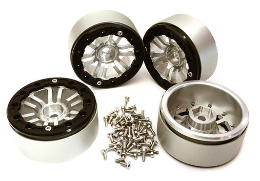 Billet Machined 1.9 Size 12 Spoke Wheels for Traxxas TRX-4 Scale & Trail Crawler