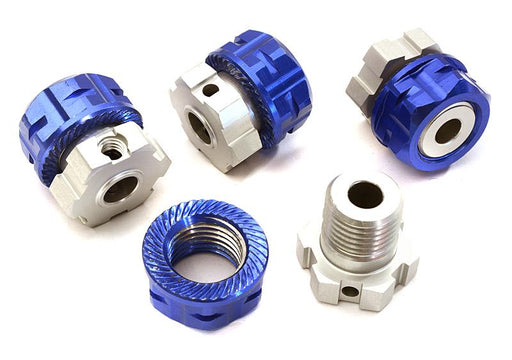 Billet Machined 17mm Wheel Hex (4) +0mm Offset for T-Maxx, 1/10 Revo & Summit