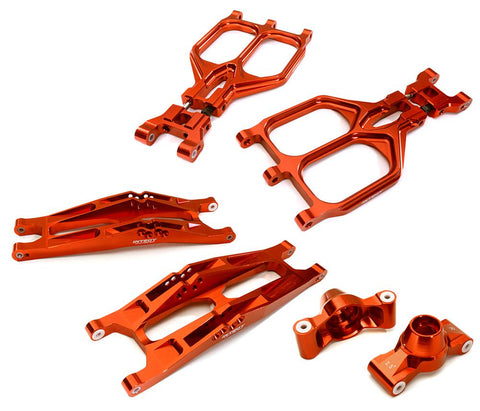 Billet Machined Rear Suspension Set for 1/10 T-Maxx/E-Maxx 3903/5/8, 4907/8